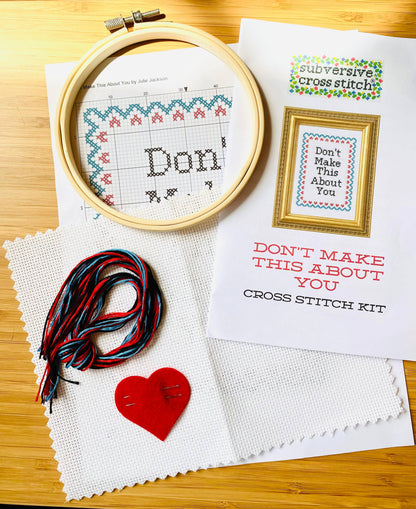 WTF? Deluxe Cross Stitch Kit