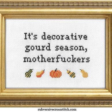 *SEASONAL* Subversive Cross Stitch kits