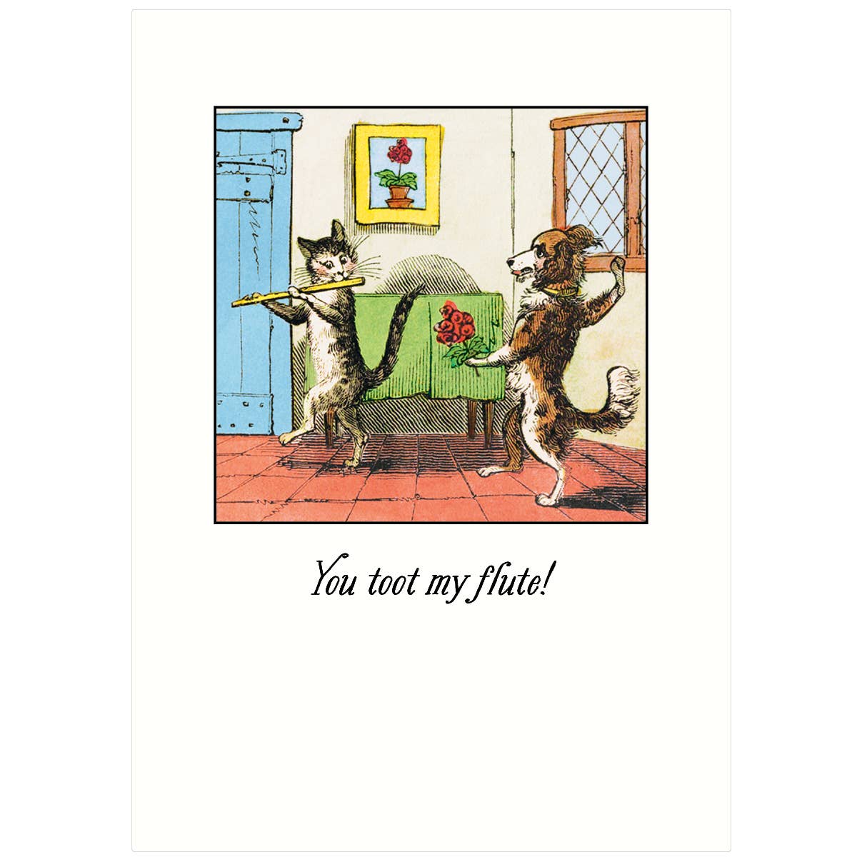 Toot My Flute | Love Greeting Card