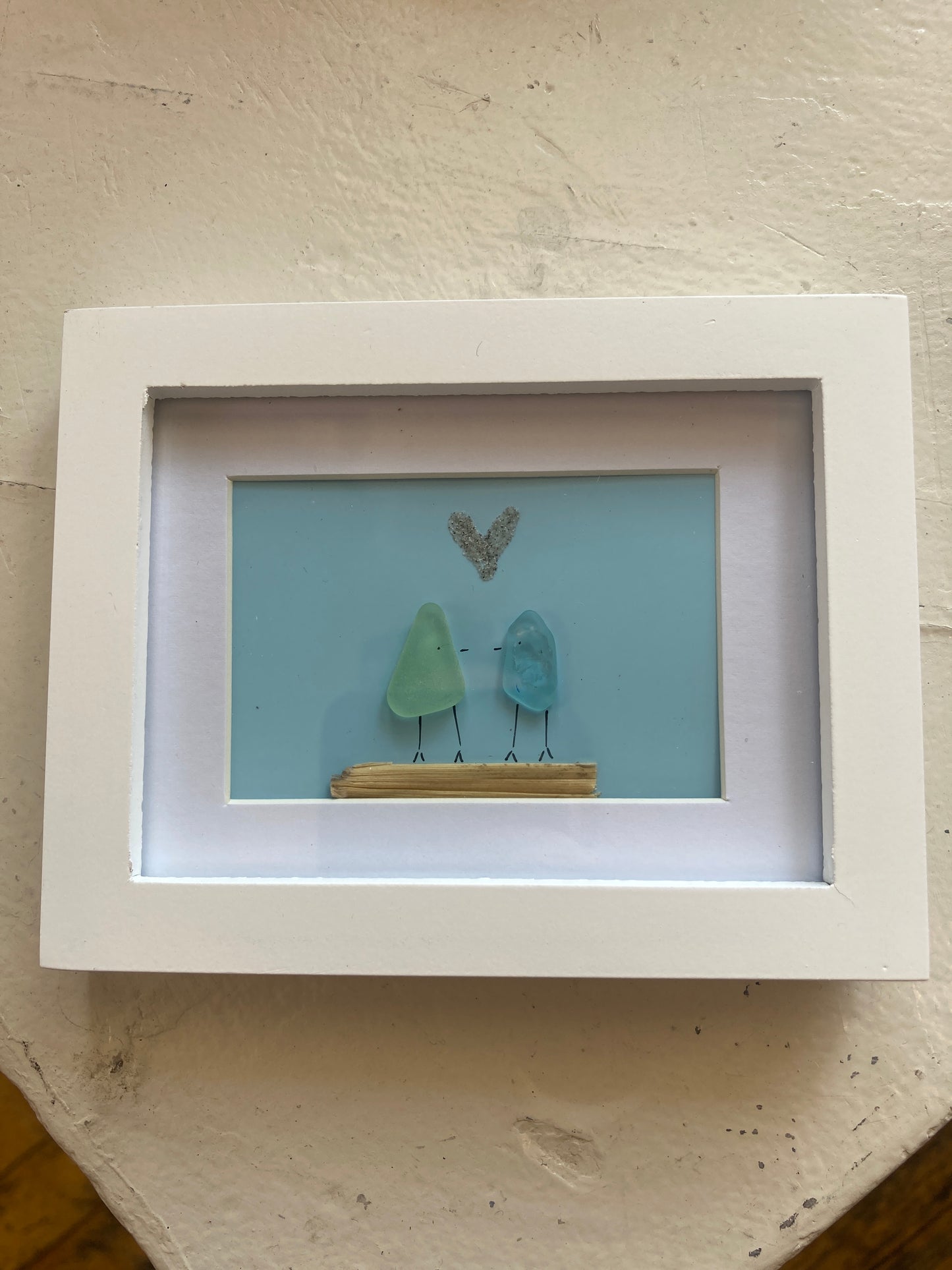 Sea glass frames