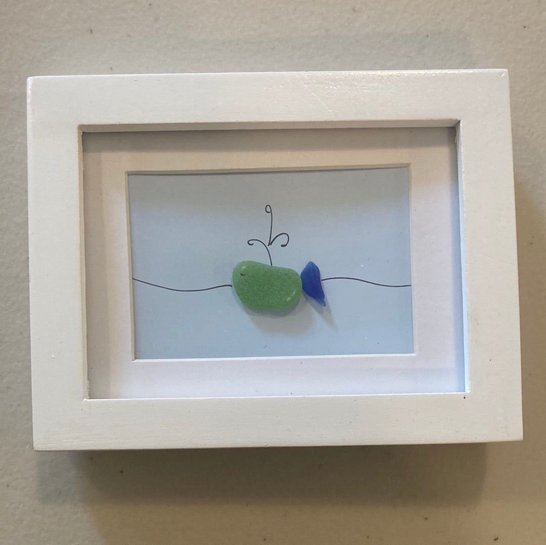 Sea glass frames