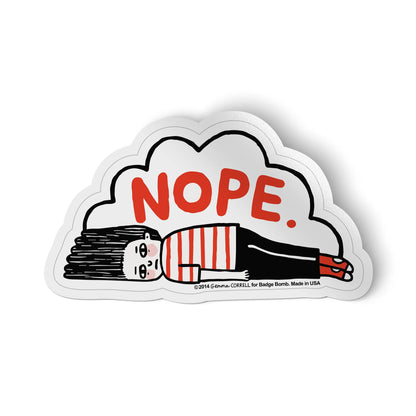 Nope Sticker