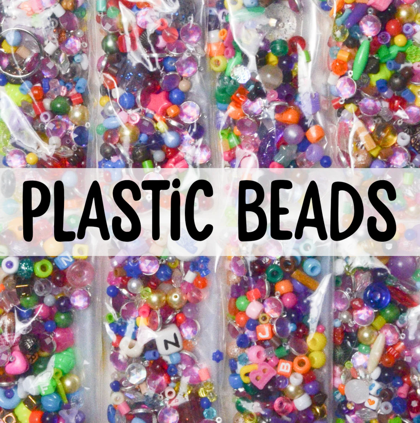 Mixed Plastic Beads