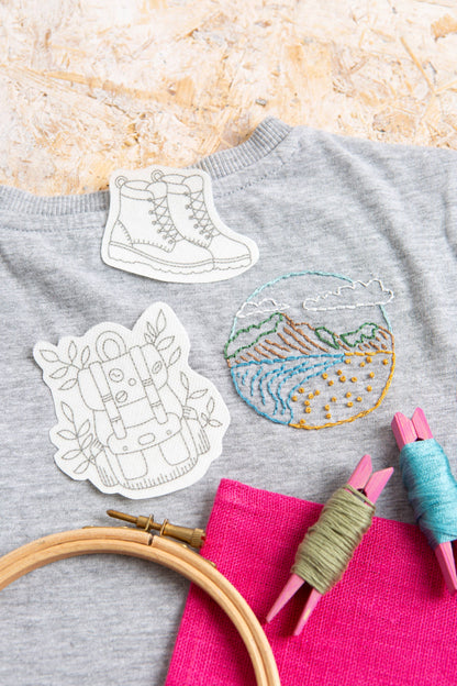 Wander Free stick & stitch embroidery set
