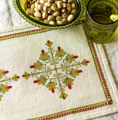 Rhodora cross stitch kit