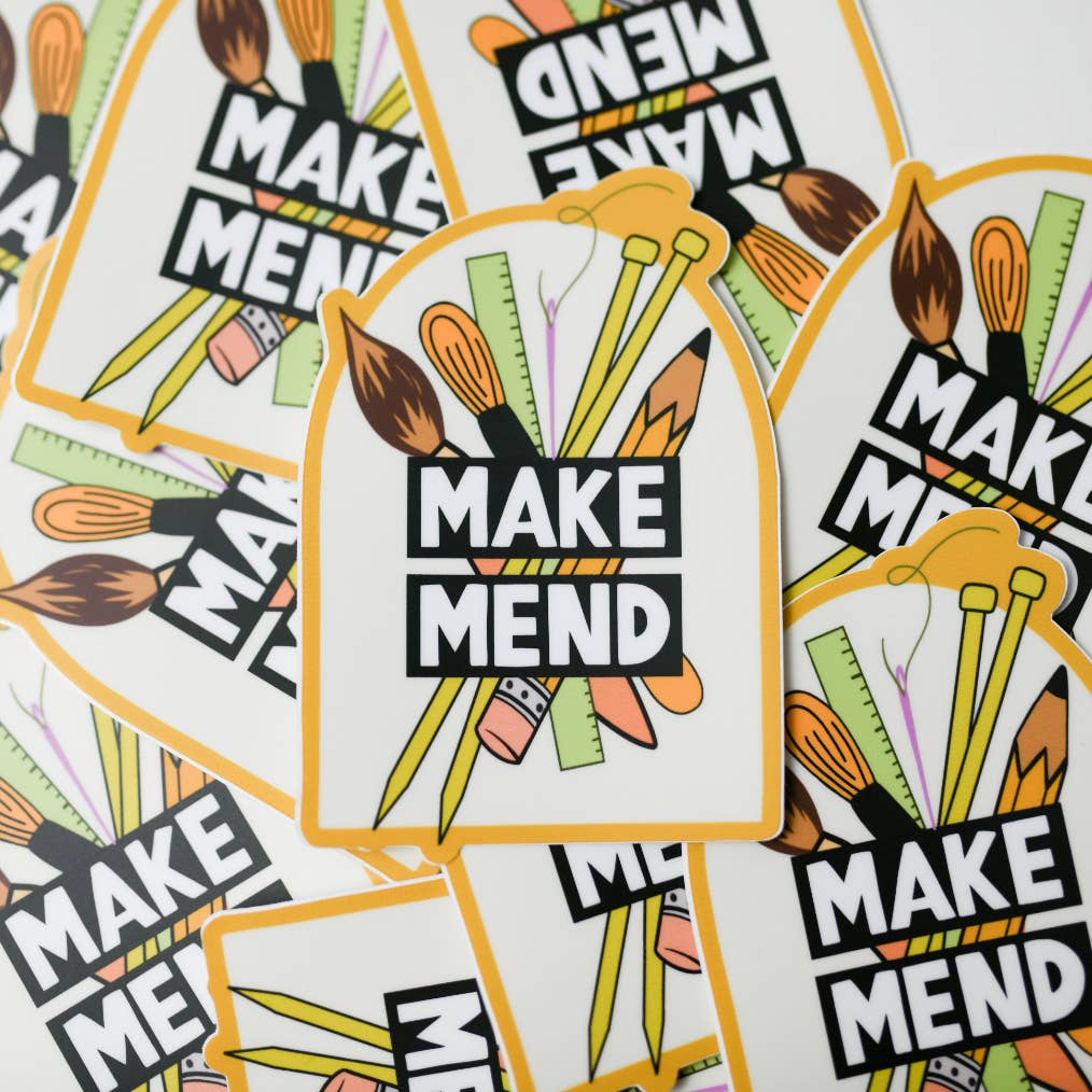 Make Mend Art Supply sticker