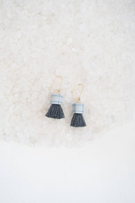 Ceramic Tassel earrings