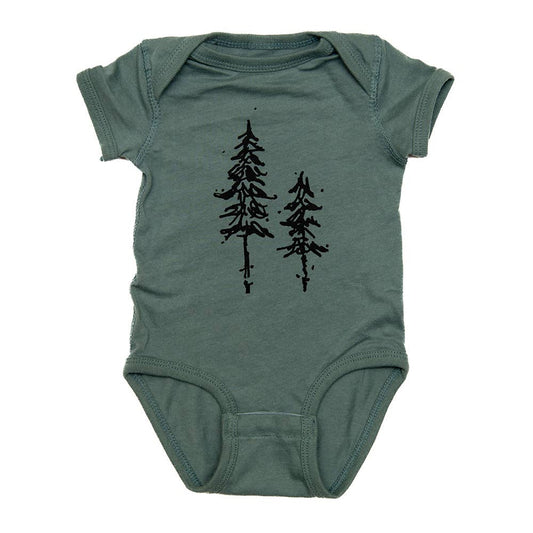 Baby Onesie - Pine Trees