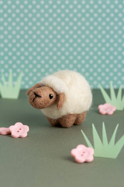 Sheep Mini Needle Felting Kit