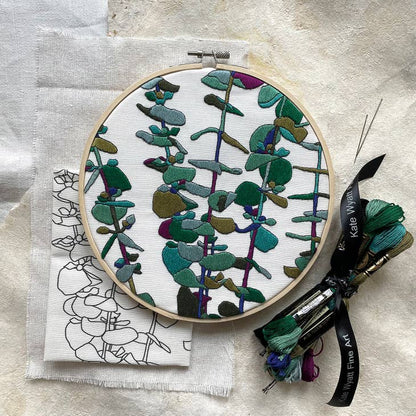 Fine art embroidery kits