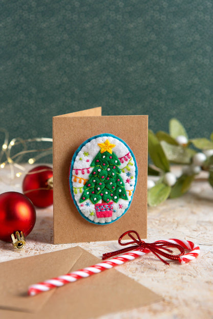 Christmas Tree brooch kit