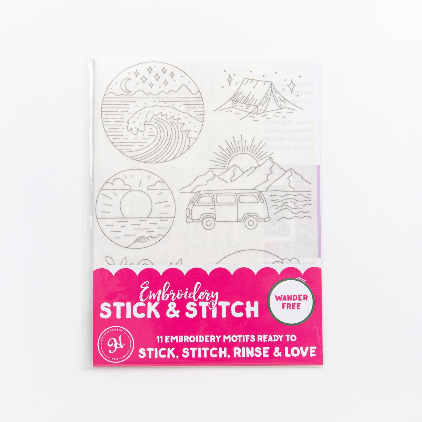 Wander Free stick & stitch embroidery set