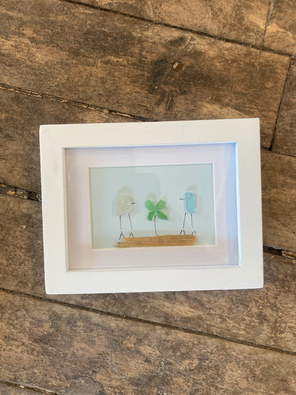 Sea glass frames