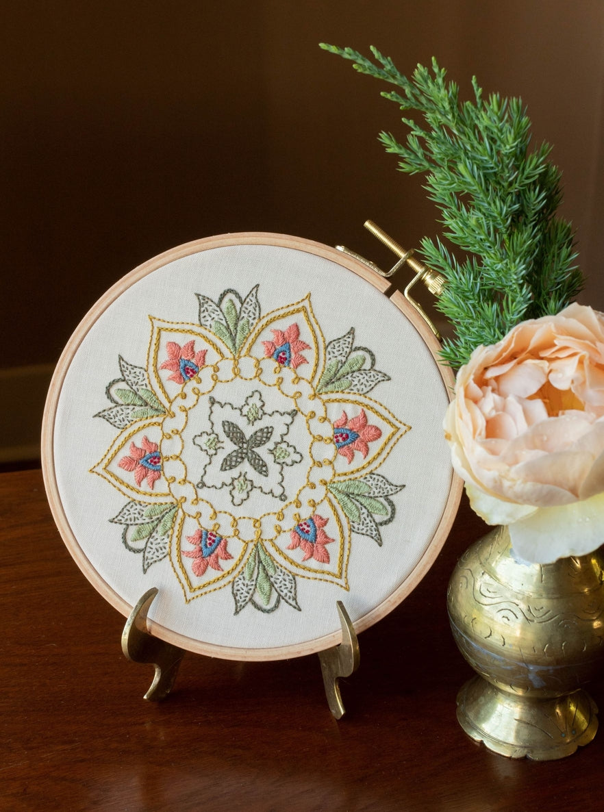 Deluxe Thessaly Floral embroidery kit