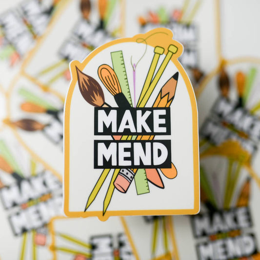 Make Mend Art Supply sticker