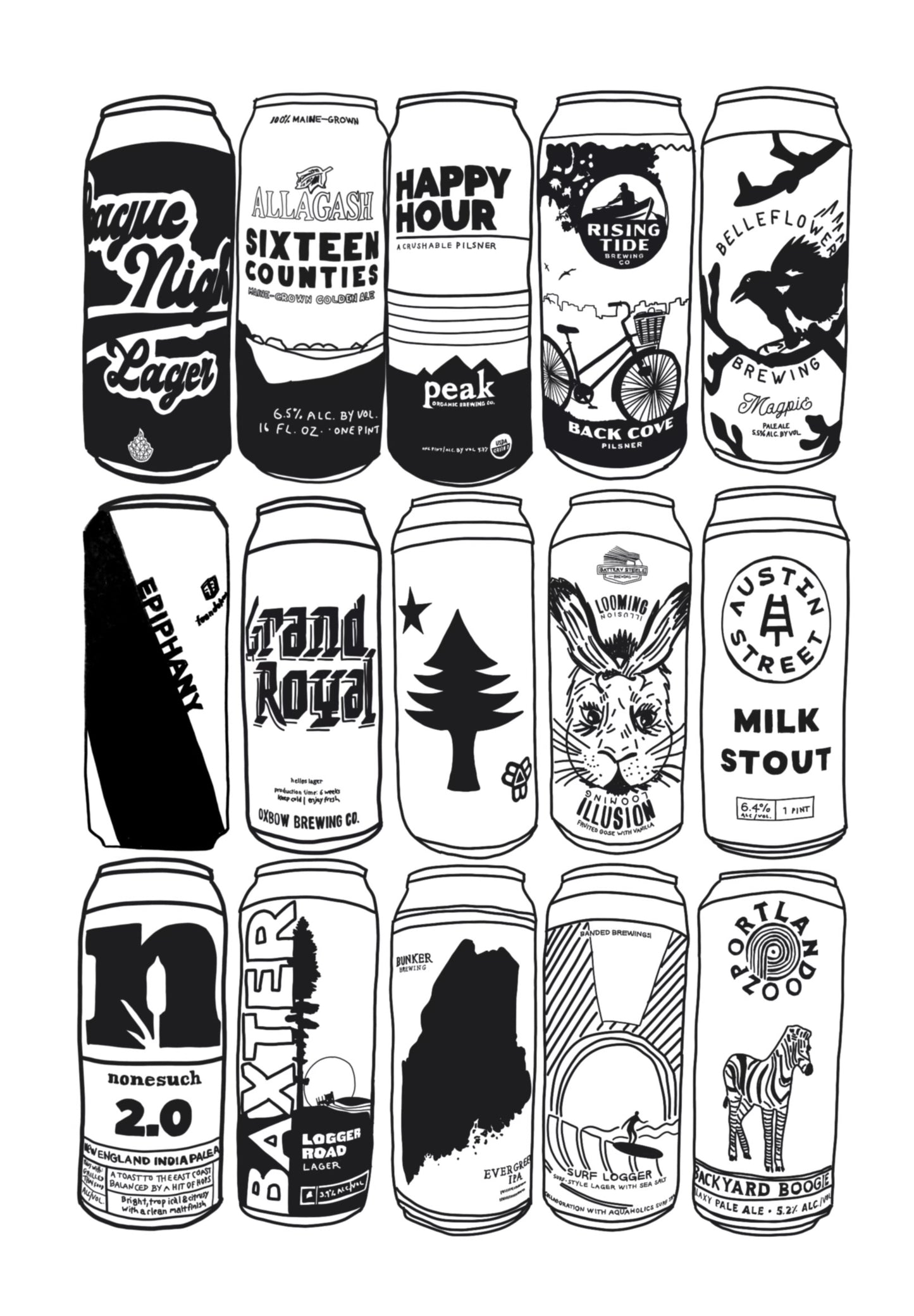 CANS OF THE 0410X tee