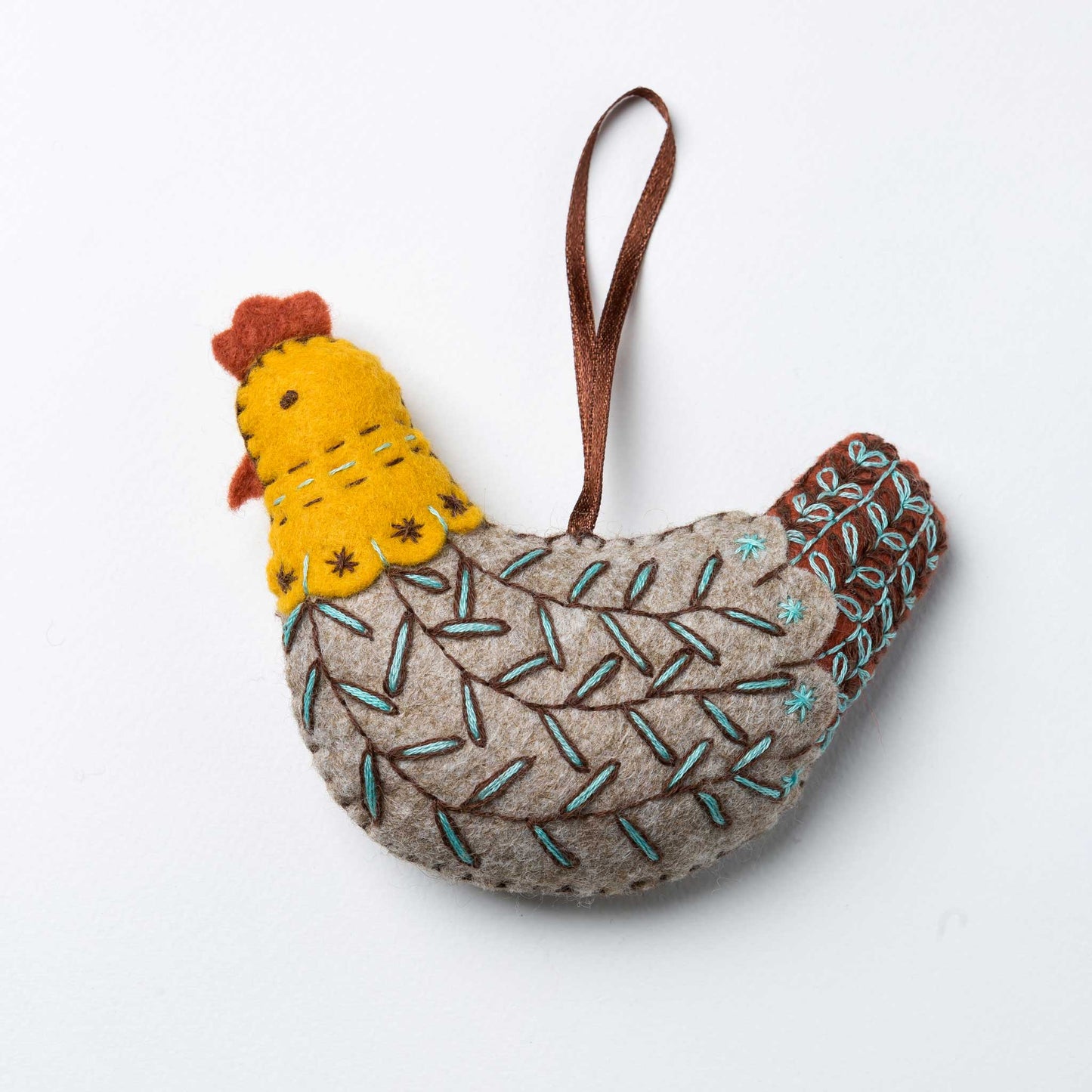 (Corinne Lapierre) Wool Mix Felt Craft Kits Folk Birds