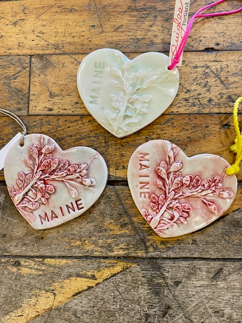 Heart seaweed ornaments