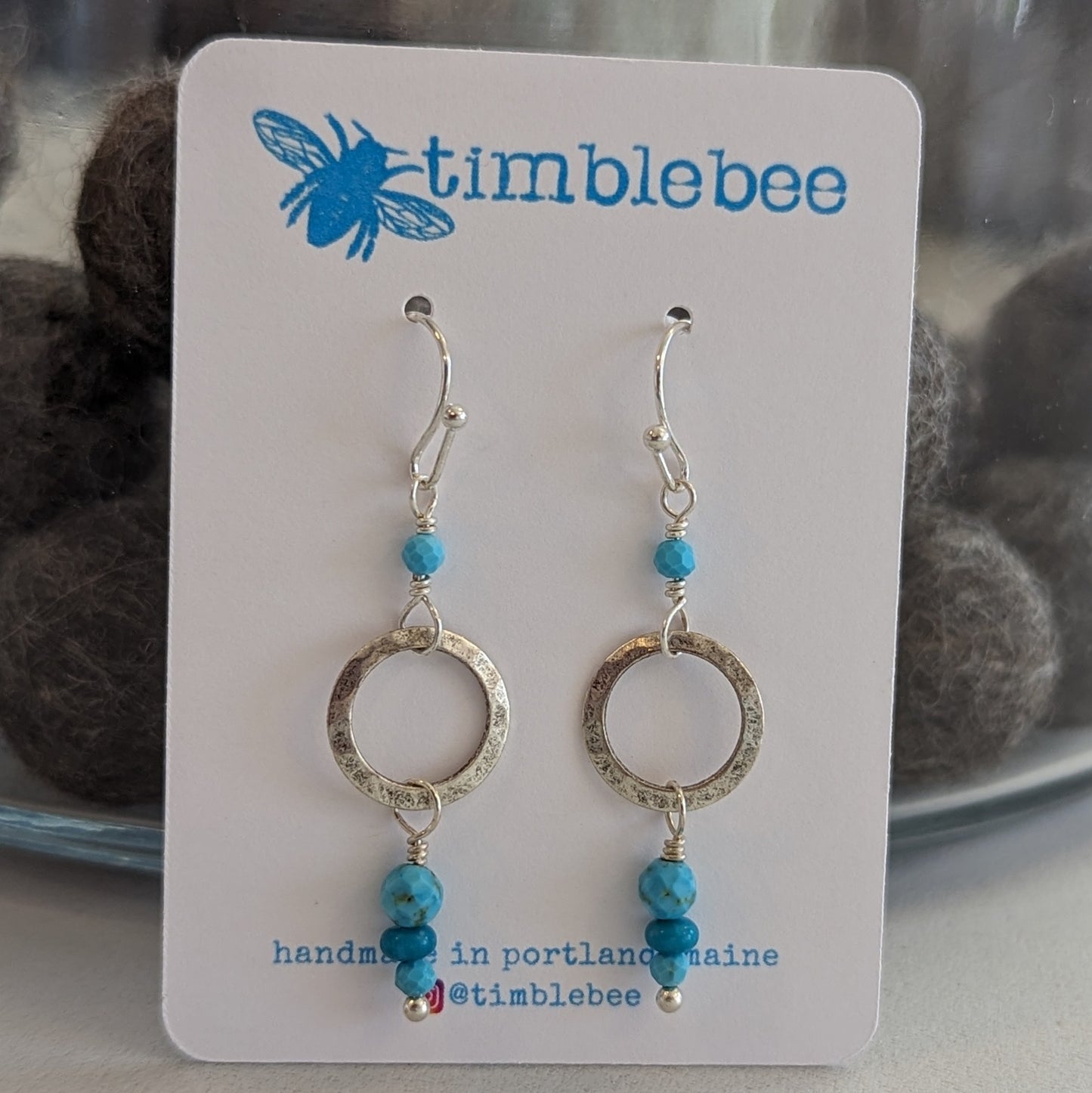 timblebee Casco Bay earrings