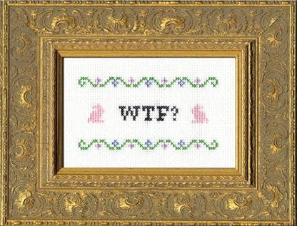 WTF? Deluxe Cross Stitch Kit