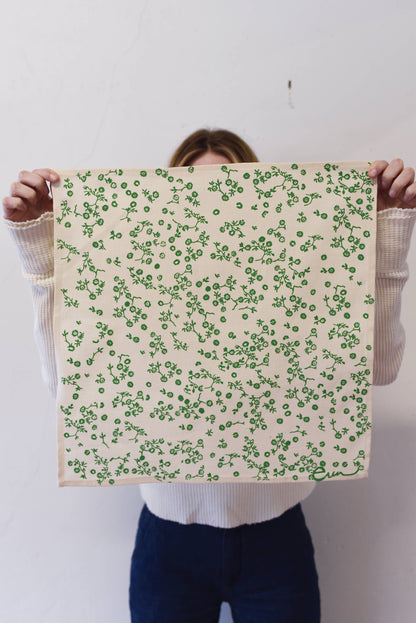 Erin Flett linen napkins green (pair)
