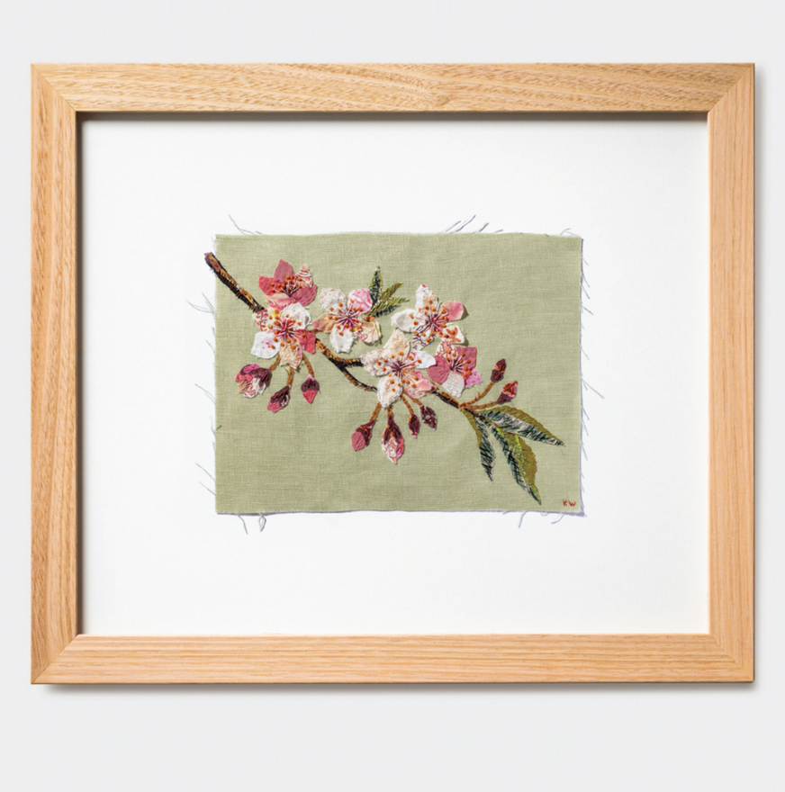 Cherry Blossom Slow Stitching Kit