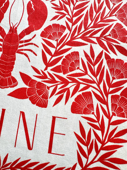 Maine Lobster Tea Towel