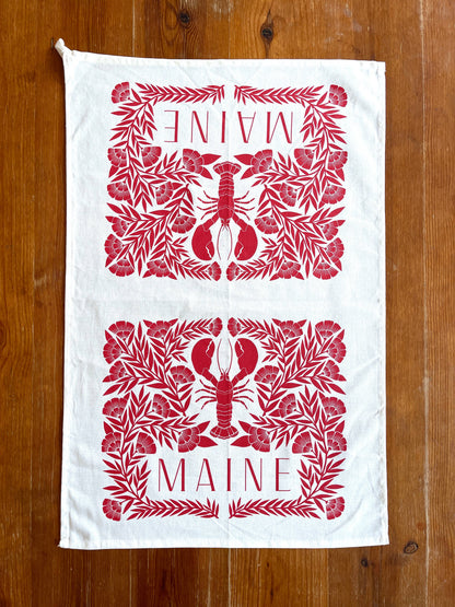 Maine Lobster Tea Towel