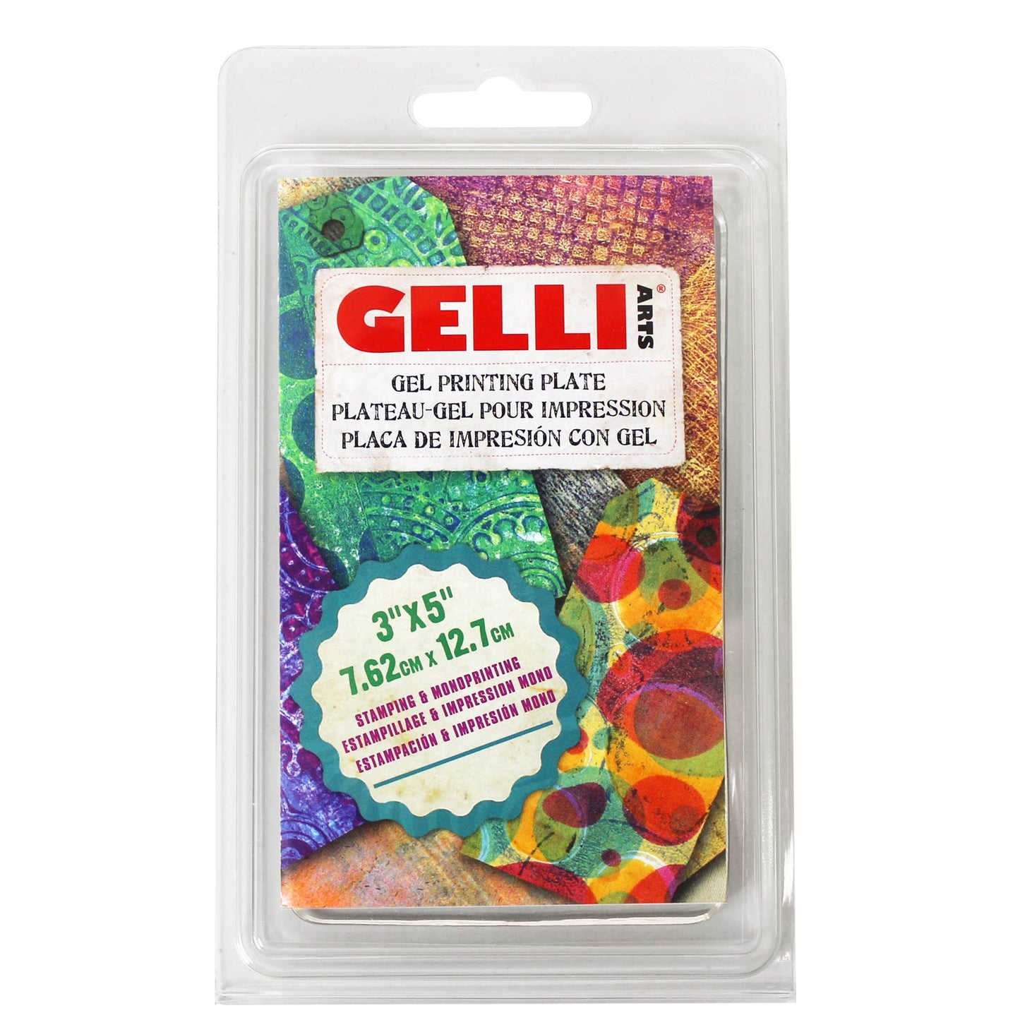 3" x 5" Gelli Arts Printing Plate