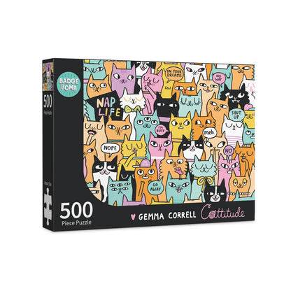 Cattitude Jigsaw Puzzle