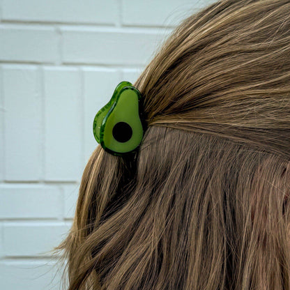 Mini Avocado Hair Claw