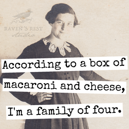 According To A Box Of Mac