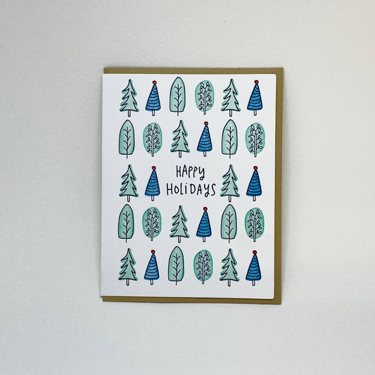 Happy Holidays (trees)