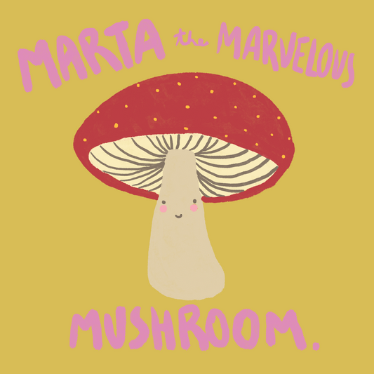 Marta the Marvelous Mushroom stitchin' kit