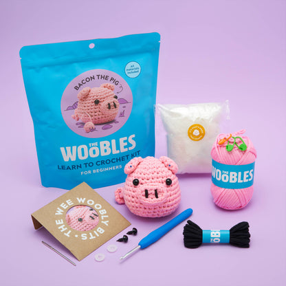 Bacon the Pig crochet kit