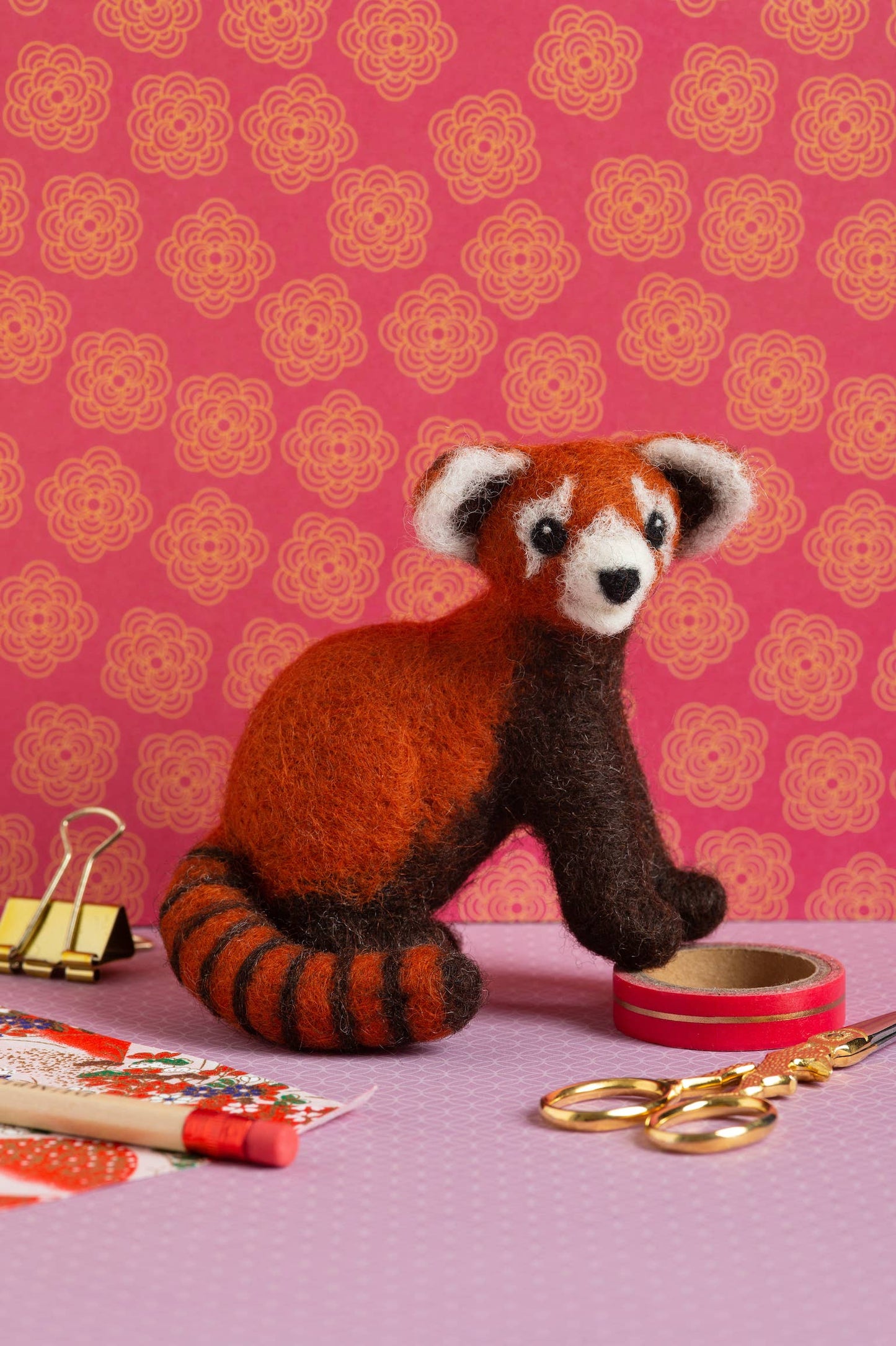 Red Panda Needle Felting Kit