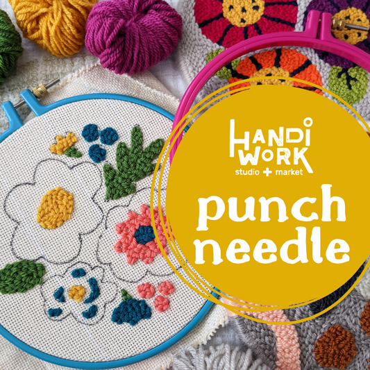 Punch Needle Beginner Basics (kids + adults)