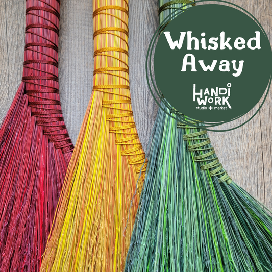 Whisked Away: turkey wing brooms