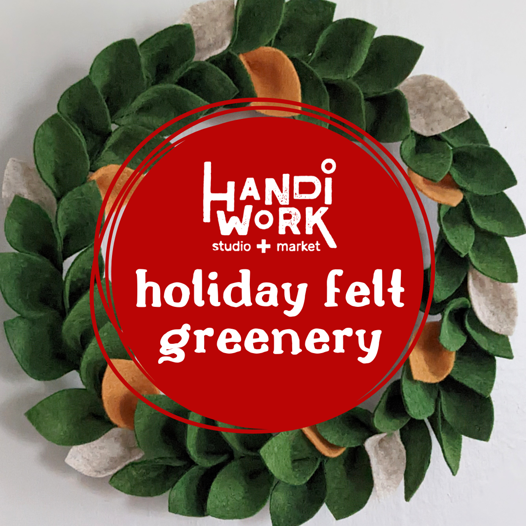 Holiday Felt Greenery