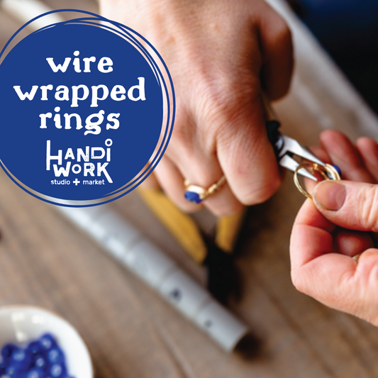 Wire wrapped rings