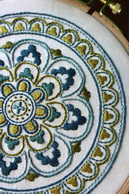 Deluxe Myra Medallion embroidery kit