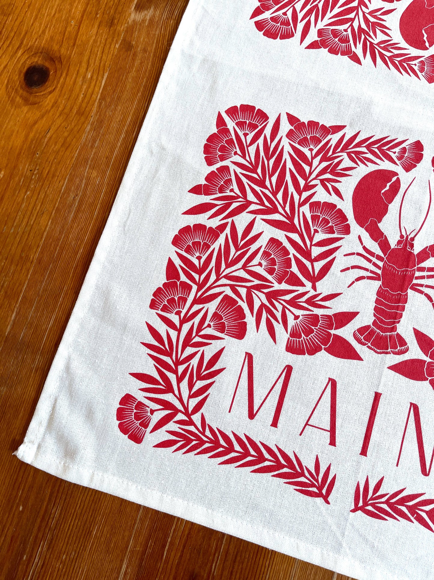 Maine Lobster Tea Towel