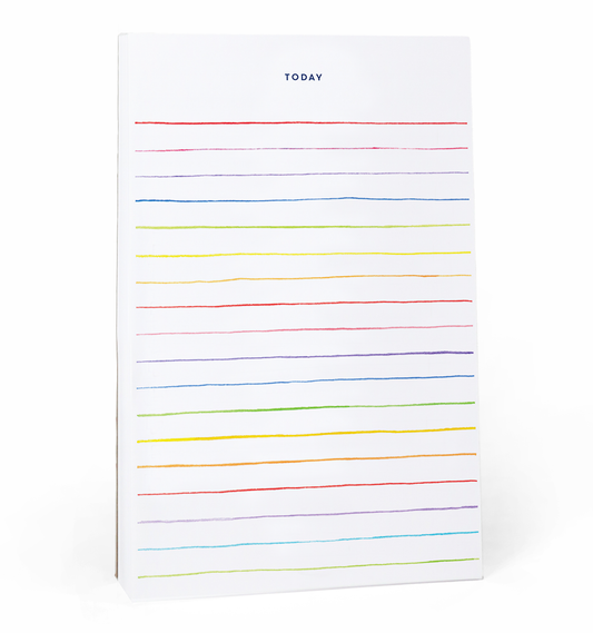 Multi Stripes Lined To Do Notepad