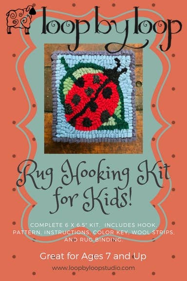 Rug Hooking Kit - Ladybug