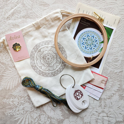 Deluxe Myra Medallion embroidery kit