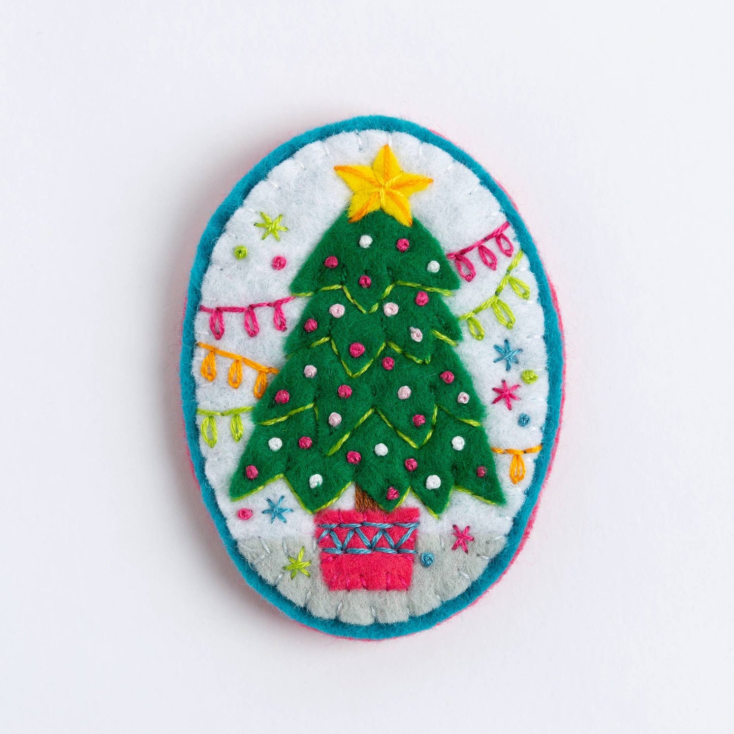 Christmas Tree brooch kit