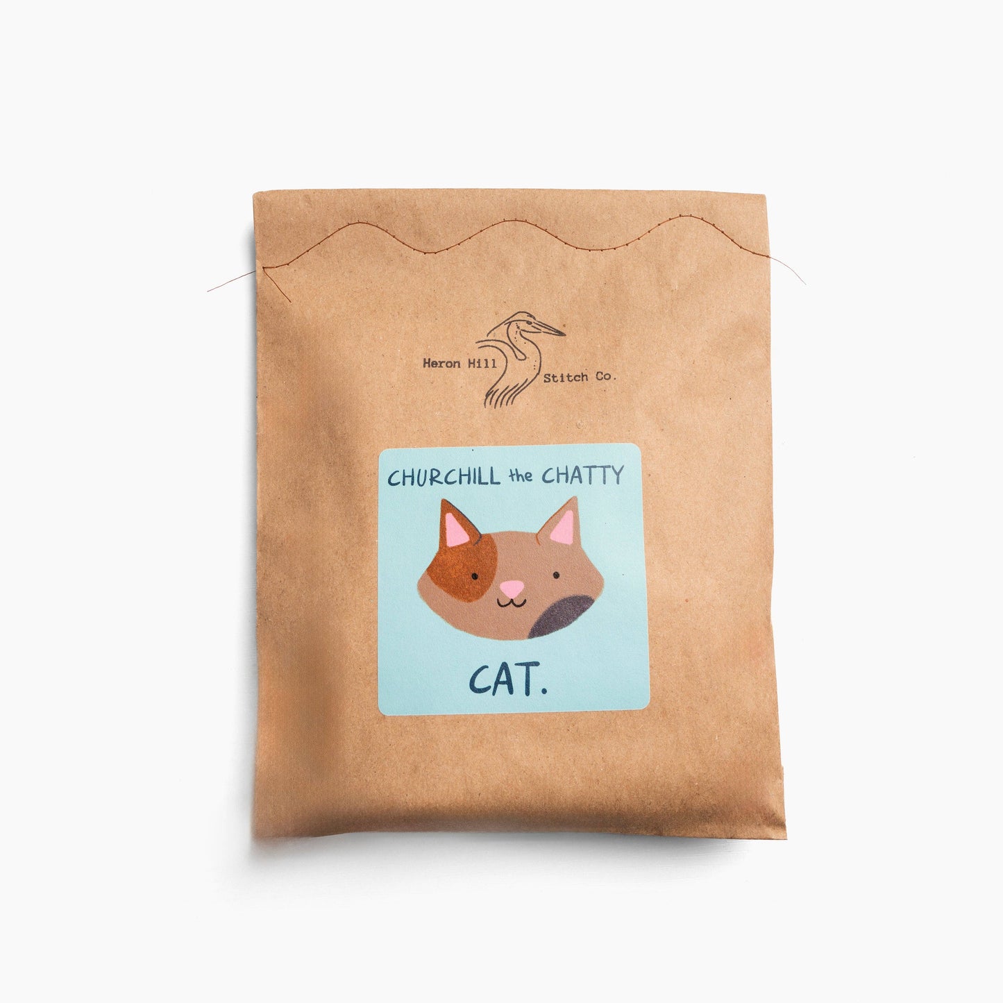 Churchill the Chatty Cat stitchin' kit