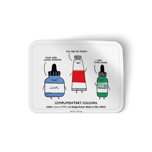Gemma Correll - Complimentary Colours Stickers