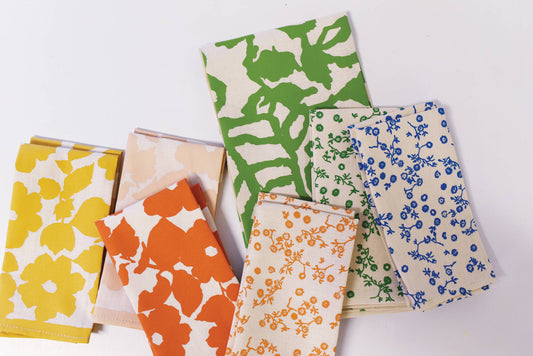 Erin Flett linen napkins green (pair)