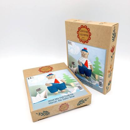 Marcel the Sailor Bear Felt Craft Mini Kit